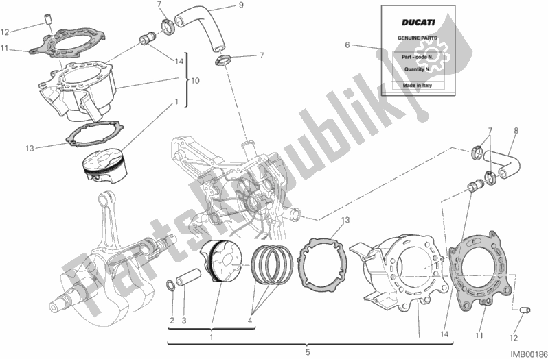 Wszystkie części do Cylindry - T? Oki Ducati Hypermotard Hyperstrada Thailand 821 2015 Wszystkie części do Cylindry - T? Oki Ducati Hypermotard Hyperstrada Thailand 821 2015